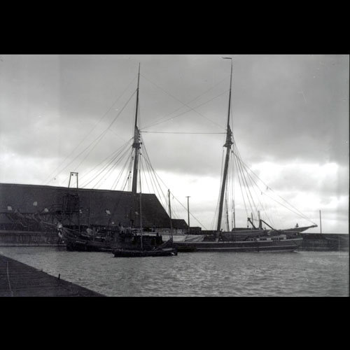 Schooner on water