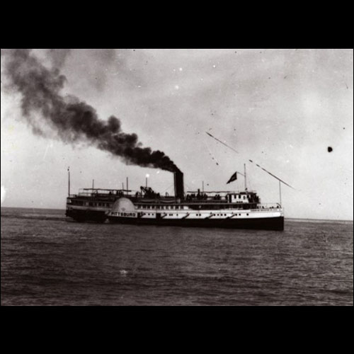 Steamer on water