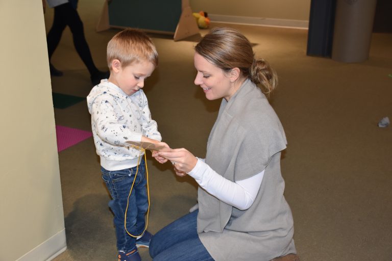 photo of Mother and Child playing