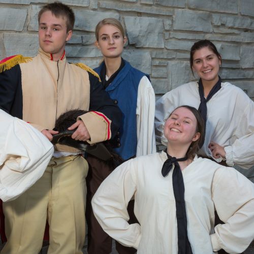 Photo of student actors