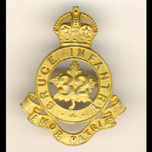 32nd Bruce Battalion Badge