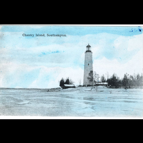 Postcard of Chantry Island Lighthouse