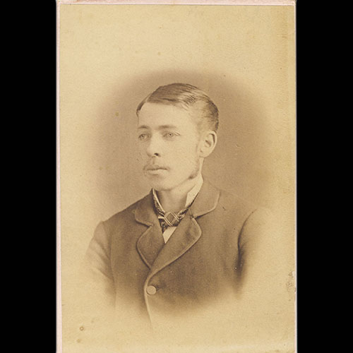 Portrait of young man