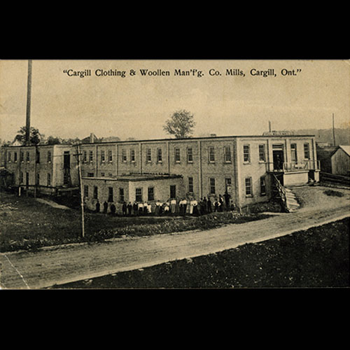 Woolen factory in Cargill