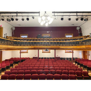 View of opera hall and balcony seats