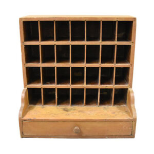 Wooden mail organizer