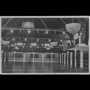 Interior photograph of Cedar Crescent Casino