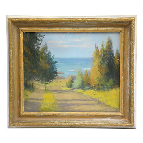 Work entitled Road to Goble's Grove