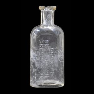 Medicine bottle with Goodeve on it.