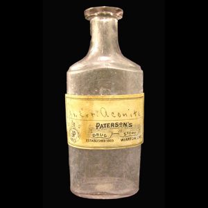 Medicine bottle marked with J. Paterson