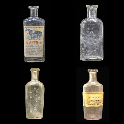 Photo of four medicine bottles