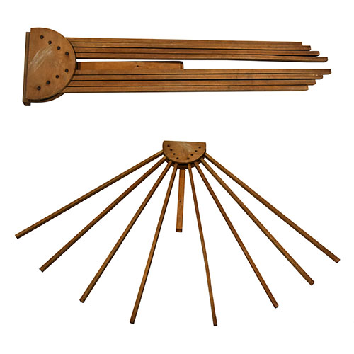 Image showing drying rack with arms closed and open.