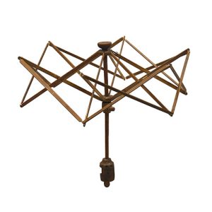 Umbrella swift. Device with rotating arms.