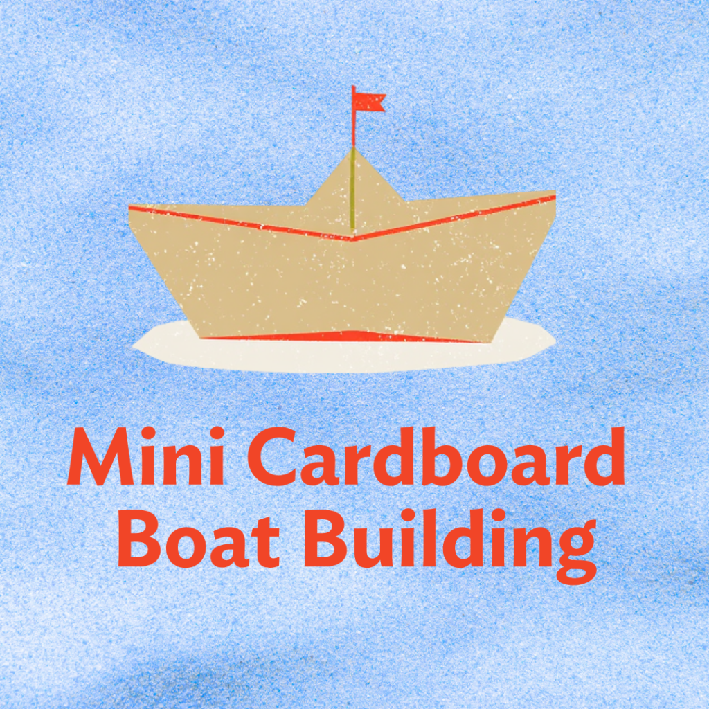 Mini Cardboard Boat Building