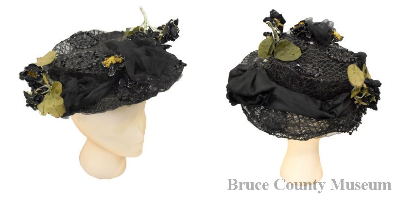 Flat wide brimmed hat