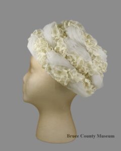 White Hat on fake head